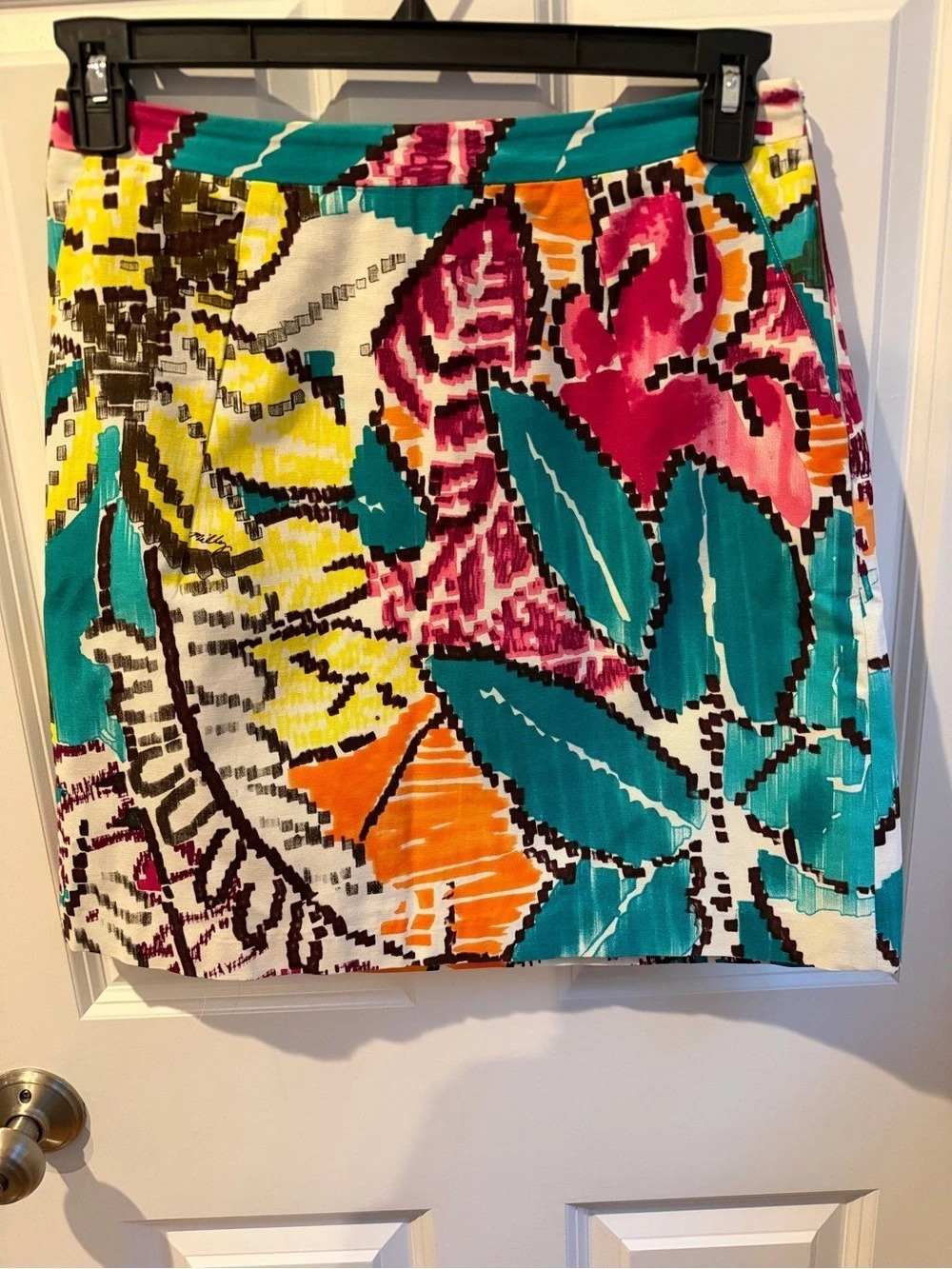 Milly colorful print skirt Size 6